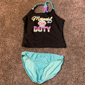 Wonder Nation two piece mermaid swimsuit